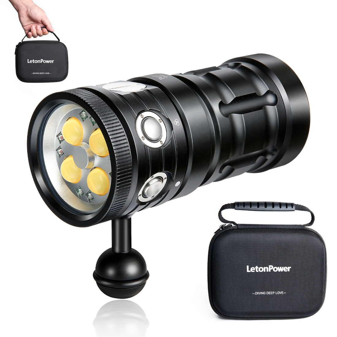 Turbo SX Unterwasser-Videoleuchte (11000 Lumen/Flutlicht-Tauchleuchte) 