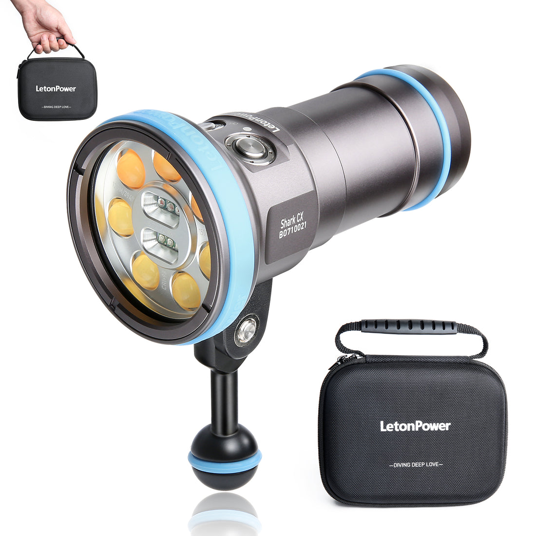 Shark CX Underwater Video Light (8000 Lumens/Floodlight Diving Light)